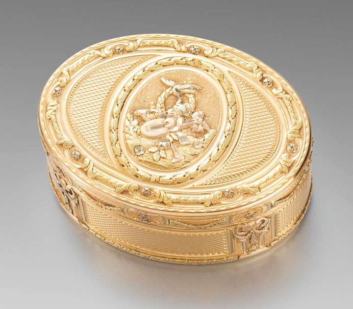 A French 18th Century Three-Colour Gold Box